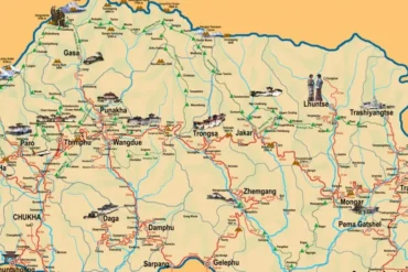 tourist-map-of-bhutan