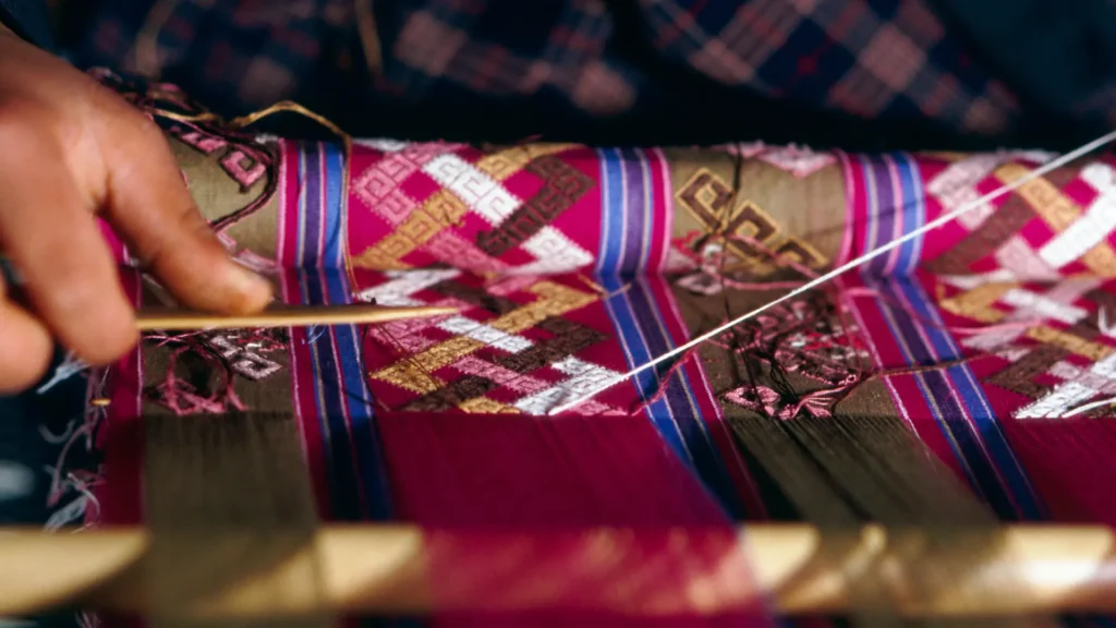 Bhutan textile weaving