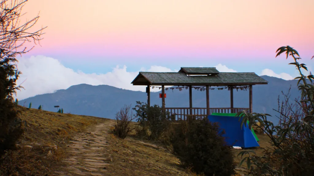 Trekking in Bhutan..