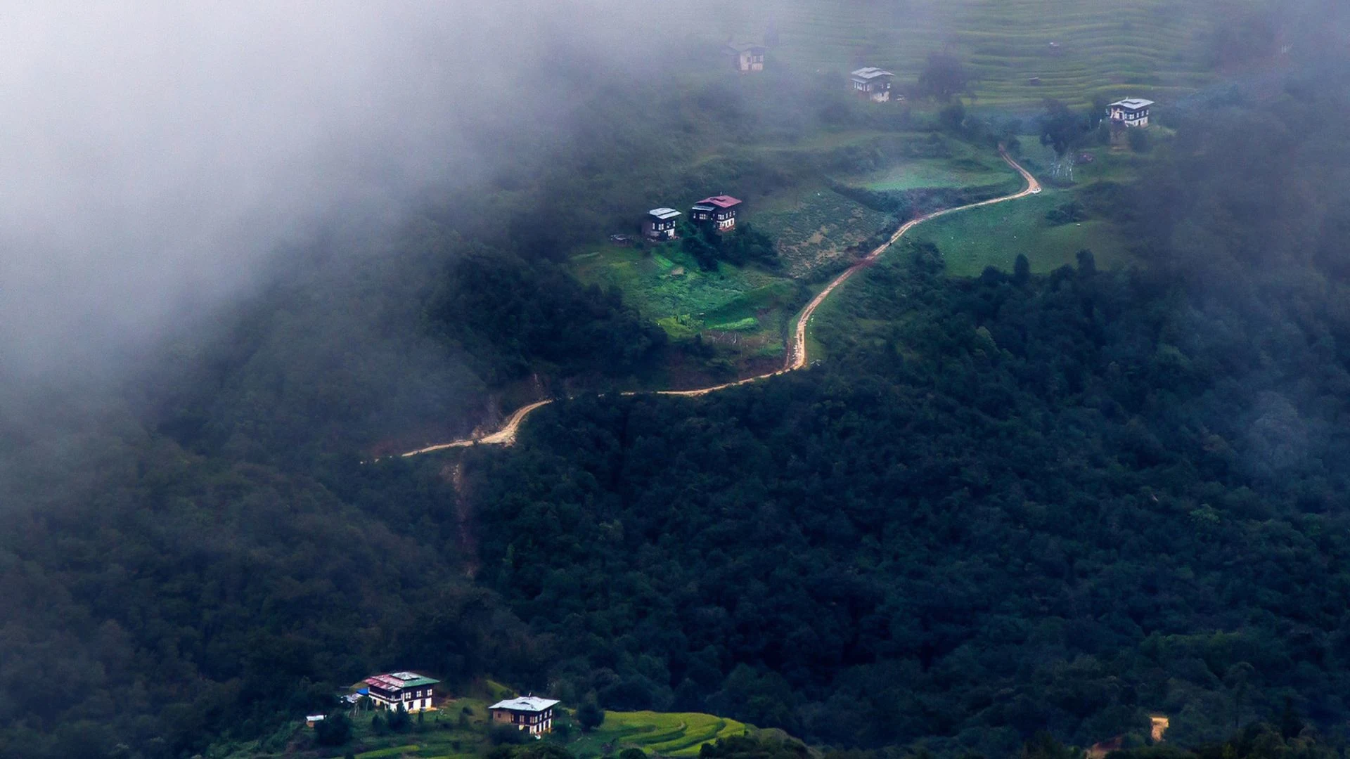 Private candlelit dinner in a Punakha valley farmhouse