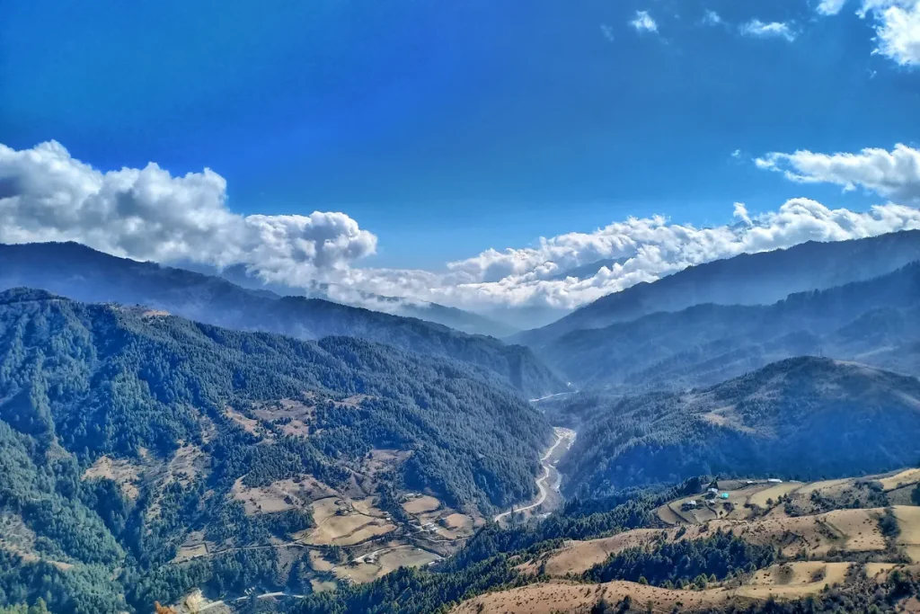 Scenery of Central Bhutan