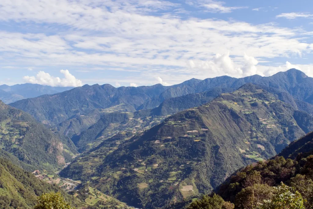 Scenery of Eastern Bhutan