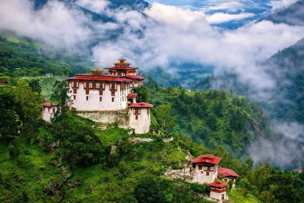 Lhuentse district in Bhutan