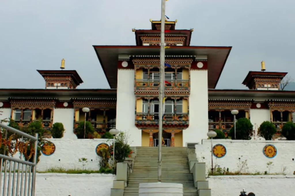 Samtse town in Bhutan